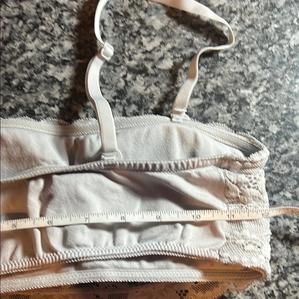 Floral Lace Bralette‎ light grey size 36 Oh So Soft adjustable/removeable straps